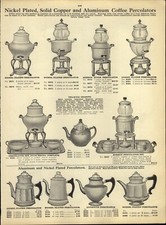 1917 PAPER AD Percolator