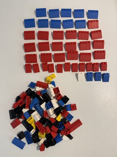 Lego vintage sloped roof - vintage, tile