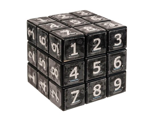 Sudoku braille cube - braille, cube-bold