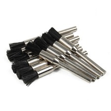 10pcs Nylon Polishing Brushes Set For Dremel Wire Brush Drill Bit Set 3mm Shank