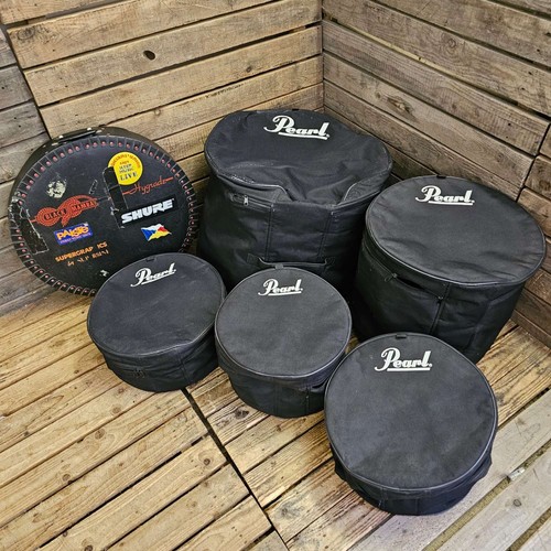 Pearl drum bag set includes - pearl,