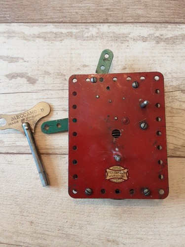 Meccano 1926 pea green red - meccano,
