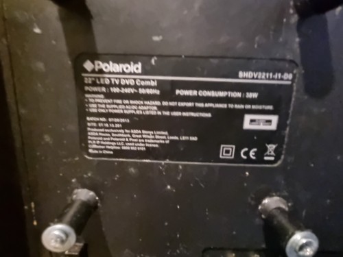 Polaroid led dvd - 22",