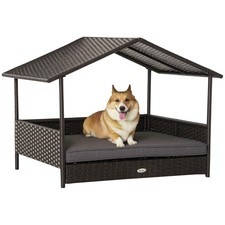 PawHut Wicker Dog House