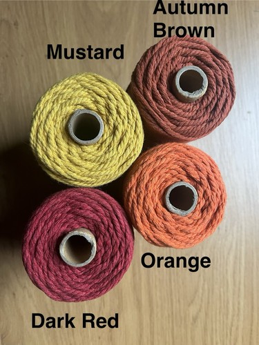 Macrame cord 3mm cotton - macrame,