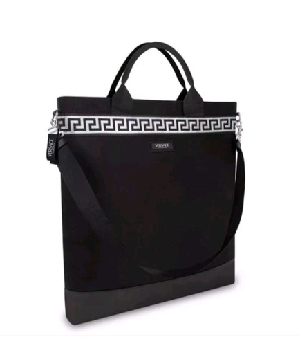Versace black executive bag - black,