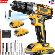 2 Battery Cordless Drill 21V