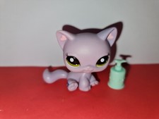 Authentic Littlest Pet Shop #1994 Purple Easter Egg Cat LPS