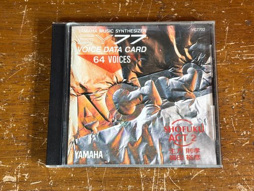 Yamaha sy77 voice data - yamaha,