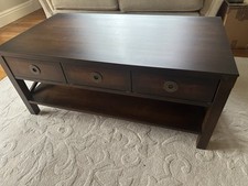 Laura Ashley Balmoral Coffee Table Dark Chestnut Height 47cm Length 110cm