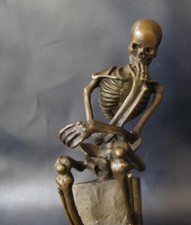 Vintage Bronze Skeleton