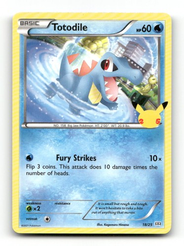 Totodile 018 025 promo - totodile, 018/025