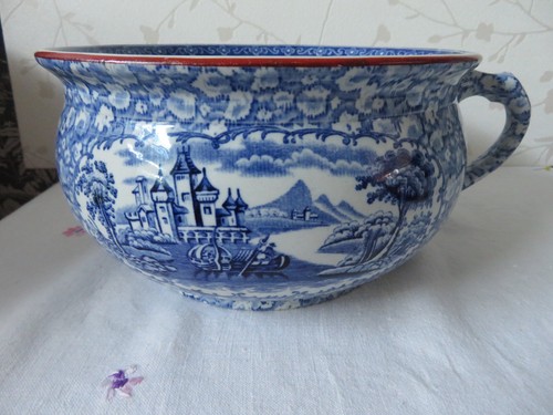 Antique emundu blue white - antique,