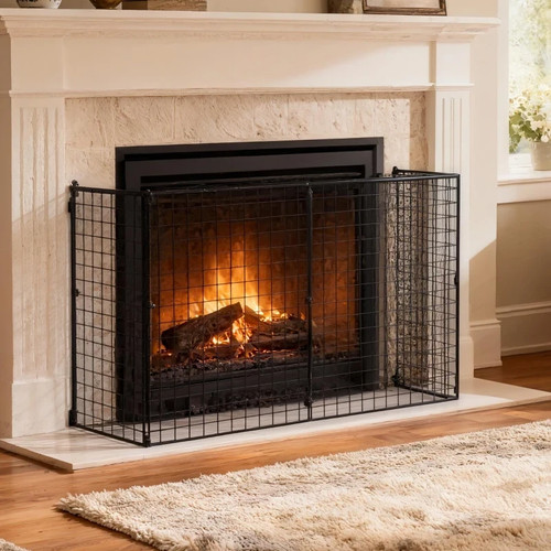 Extendable fire guard - guard, screen