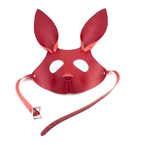 Leather halloween rabbit - leather,