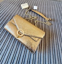 Sandro Gold Metallic Leather