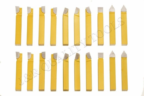 Carbide tip tool bits - 1/4",