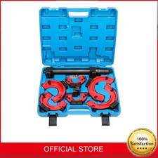 Strut Spring Compressor Kit w/ Protective case Coil Clamp Macpherson Red 15pcs