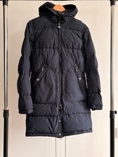 Parajumpers High Hill Down Long Bear Jacket Navy Hooded Puffer Parka 90/10 XS
