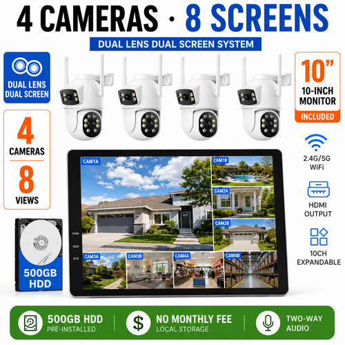 Monitor nvr set - set, outdoor
