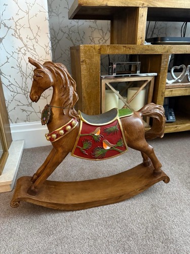 Christmas rocking horse - rocking,