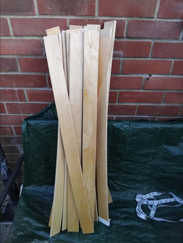 Bed slats 2 inches by - inches,