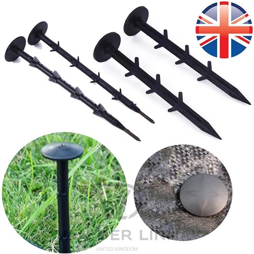Plastic pegs weed control - pegs,