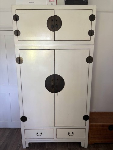1900s vintage chinese cabinet - vintage,