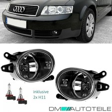 Fog Lights Clear Lens + H11 Fits Audi A4 B6 8E Sedan Avant 00-04