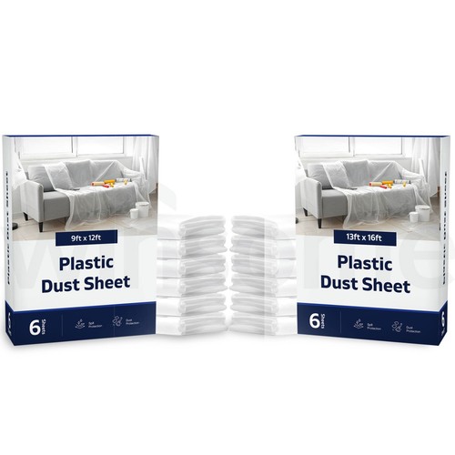 Plastic dust sheets for - plastic,
