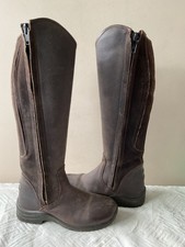 TOGGI ladies brown leather and