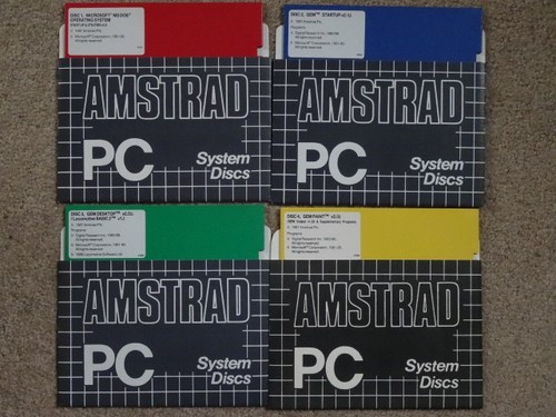 Amstrad system discs - system,