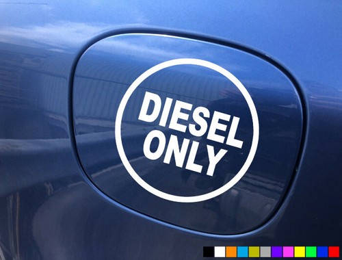 Diesel fuel only stickers - diesel,