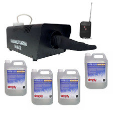 Snowstorm Max Snow Machine inc Wireless Remote & 20L Snow Fluid Xmas Snowing FX