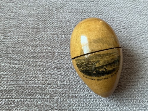 Mauchline transferware egg - mauchline,