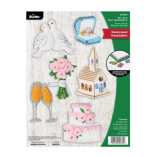 Bucilla felt ornaments - bucilla,