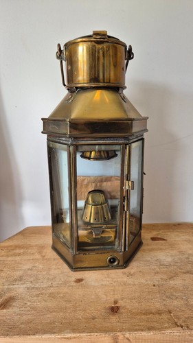Antique brass ships watch - ships,