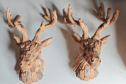 Deer head wall - deer, hook