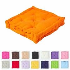 Cotton Plain Floor Cushion Dining Booster Chair Seat Pads Garden Elderly Kids