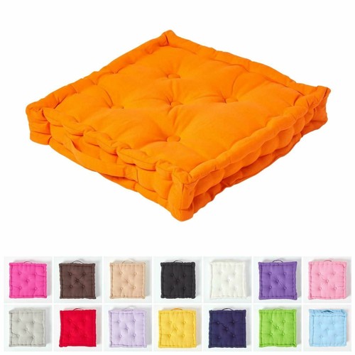Cotton plain floor cushion - plain,