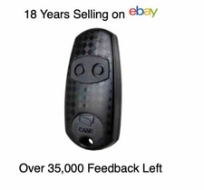CAME Remote Control Key Fob Gate Barrier 2 Button BLACK COLOUR  TOP432EE Zapper