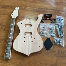 Unfinished  DIY Iceman Electric  Guitar Mahogany  body  6strings