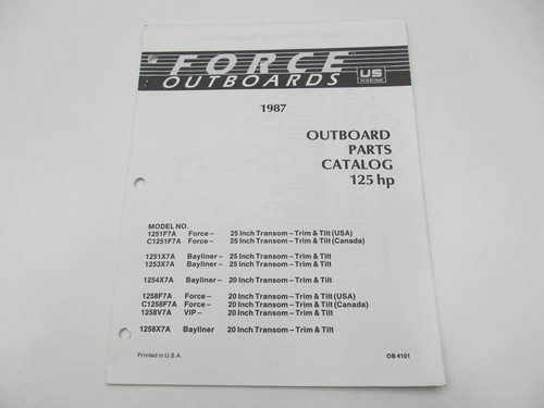 Ob4101 outboard parts catalog - outboard,