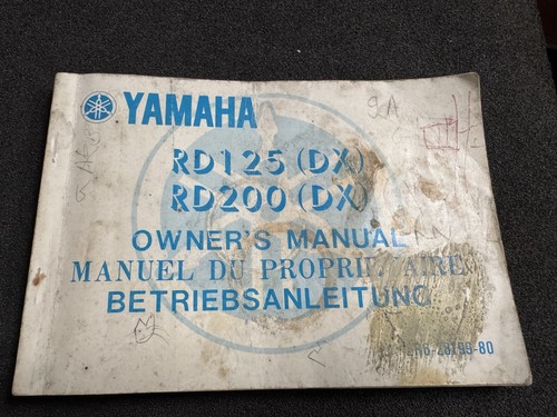 Genuine yamaha rd125dx - genuine,