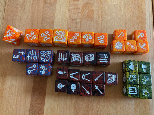 Mixed faction dragon dice - dragon,