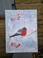 Bullfinches Original Acrylic