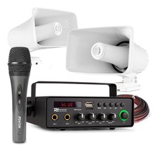 12V Powered 2x Horn Speaker