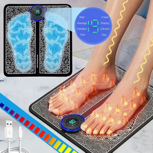 Electric foot massager pad ems - foot,