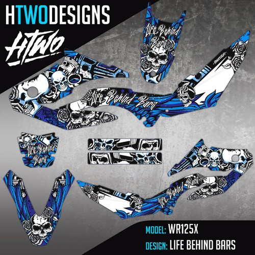 Wr125 graphics stickers fit - stickers,