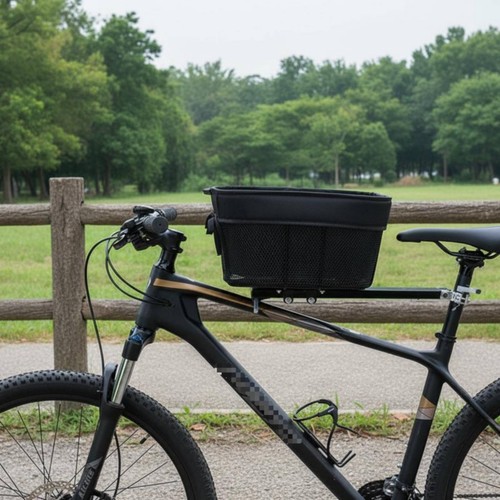 Foldable dog bike basket - foldable,